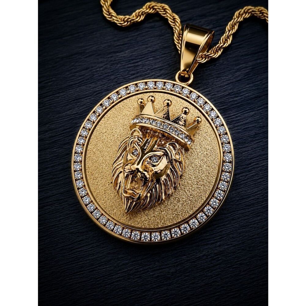 Lion Medallion Necklace  